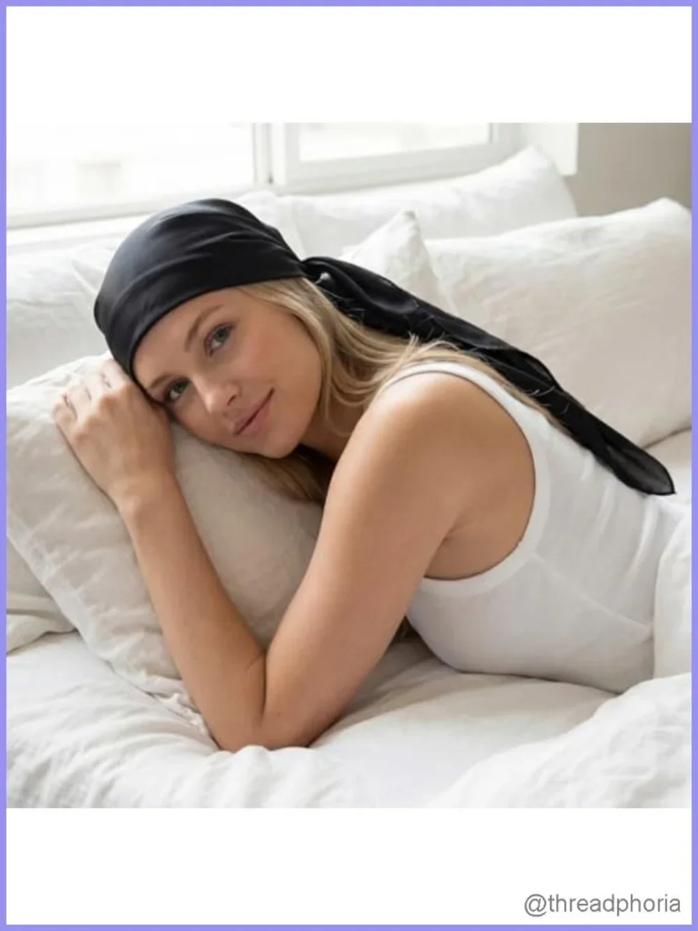 35 Inch Square Head Scarf Women Silk Touch Lightweight Hair Scarf